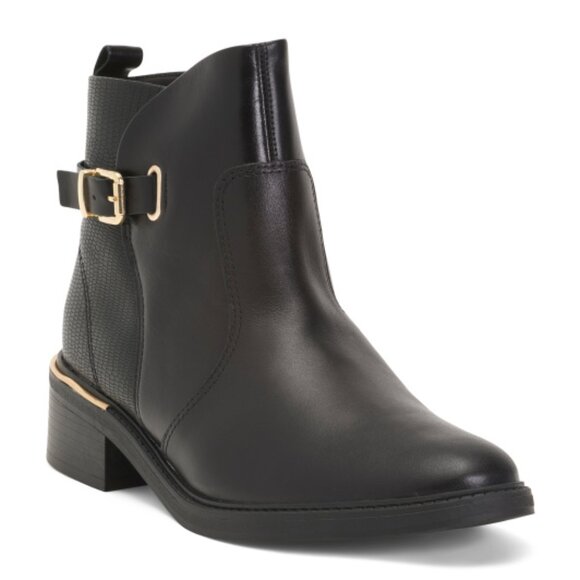 COMFORTFLEX Made In Brazil Leather Comfort Booties - Picture 1 of 3